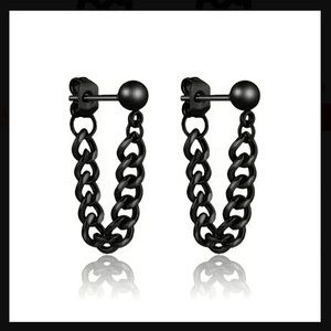 3/$20 Jewelry Stainless Steel Small Steel Ball Chain Earrings